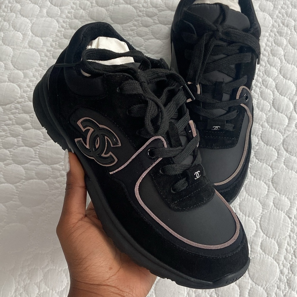 Chanel Women's Black Sneakers - Picture 5 of 5